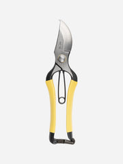 Niwaki Higurashi GR secateurs with black handles and sharp stainless steel blades for precise pruning.