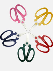 Niwaki Sakagen flower scissors with pink handles, designed for precise pruning and floral arrangements.