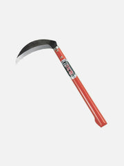Okatsune Garden Sickle 405 with sharp curved blade for efficient cutting of grass and weeds in the garden.