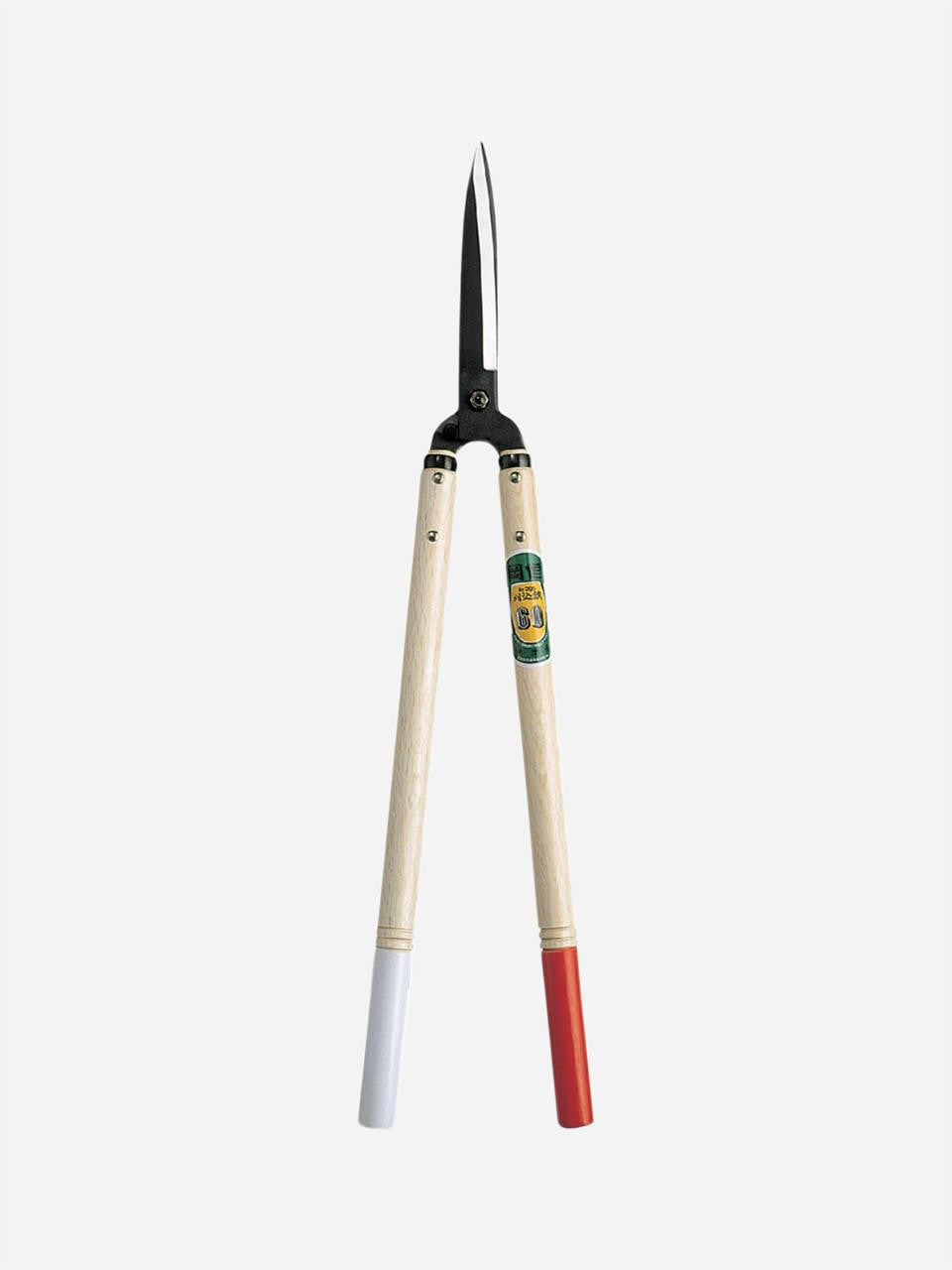 Okatsune Hedge Shears 230 with long blades for precise trimming of hedges and shrubs, featuring ergonomic handles.