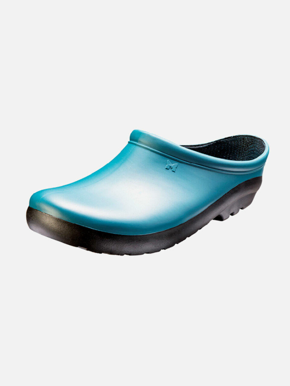 Women's Sloggers Premium Clogs in Deep Lake color, showcasing comfortable slip-on footwear with a textured sole.
