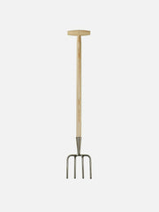 Children's fork by Sneeboer with a small stainless steel handle and three tines, designed for little hands and safe eating.
