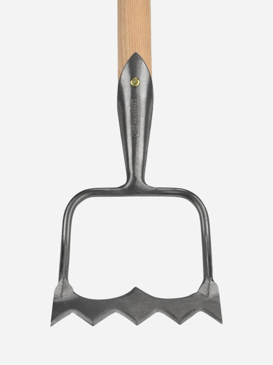 Sneeboer Royal Dutch Hoe with wooden handle and sharp blade for weeding and soil cultivation — Bugg