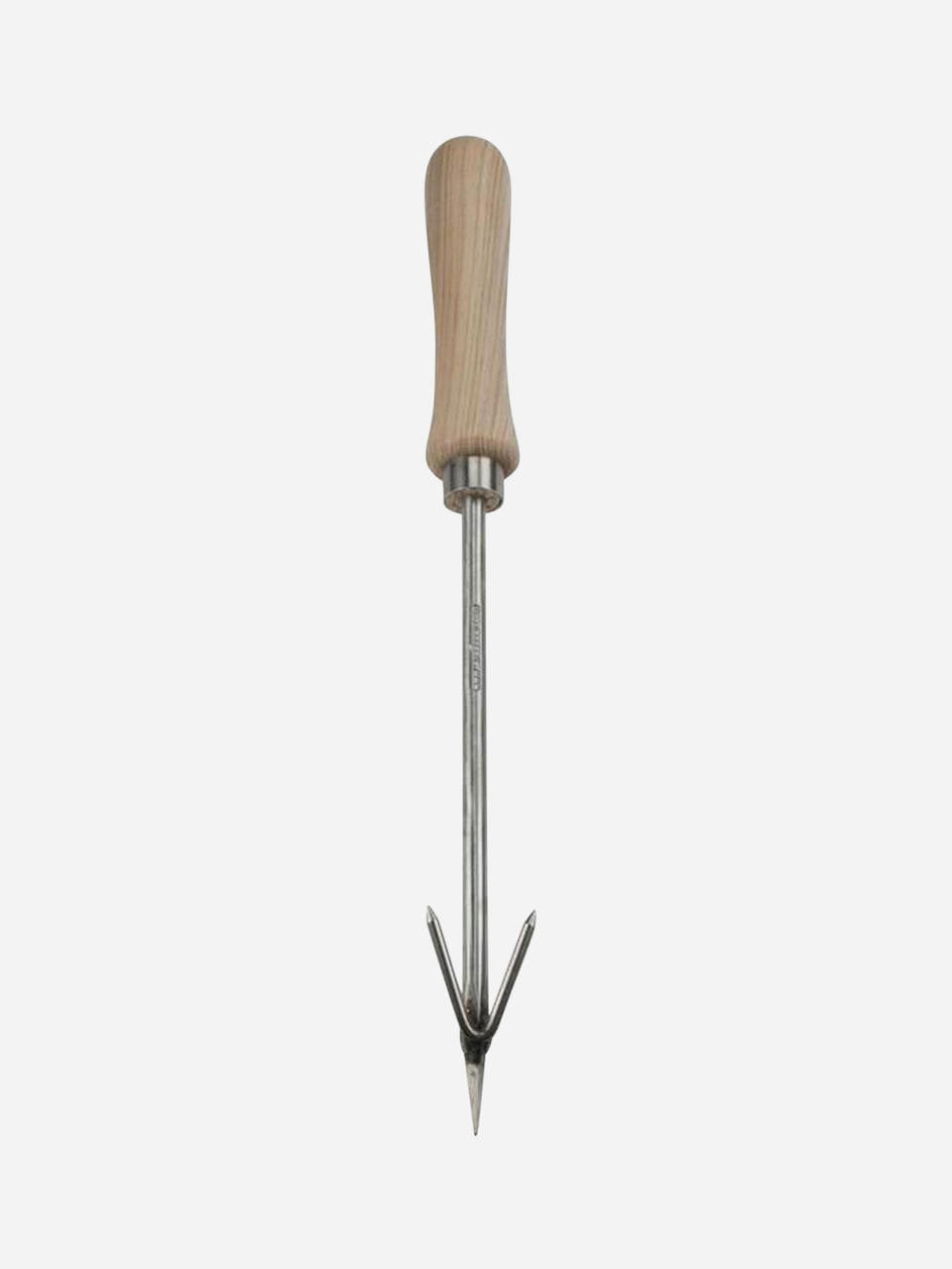 Sneeboer Wrotter hand tool with wooden handle for soil cultivation and aerating garden beds — Bugg