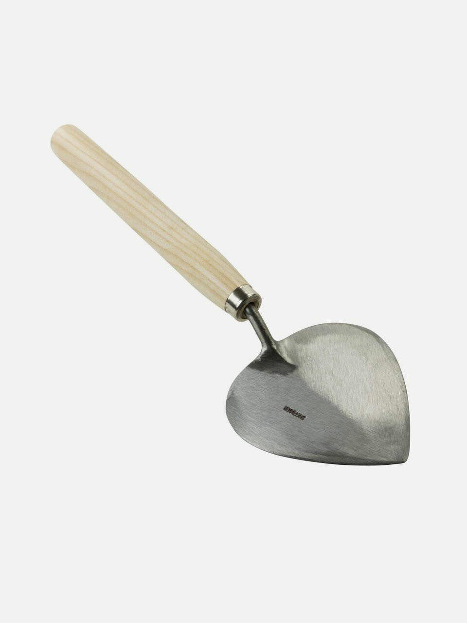 Sneeboer Old Dutch Style planting trowel with wooden handle and stainless steel blade for gardening and planting.