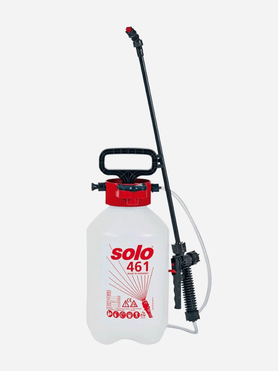 Solo Manual Sprayer 461 5L, a handheld garden sprayer with a durable plastic tank and ergonomic pump for gardening and cleaning.