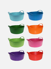 Tubtrug 15-litre shallow garden tub for weeding, harvesting, and carrying garden produce — Bugg