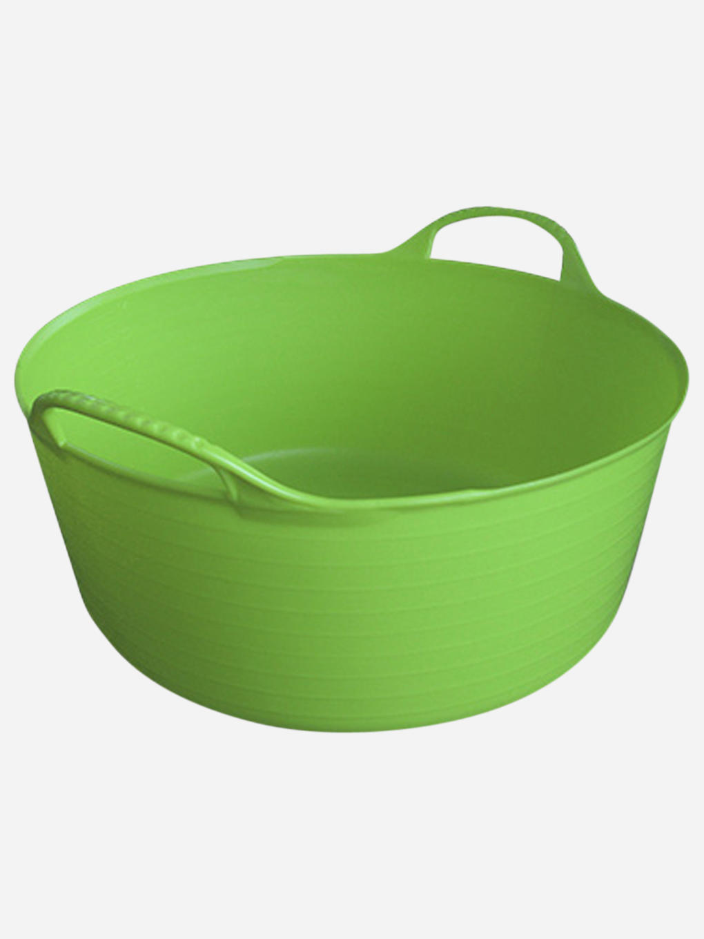 Tubtrug 15-litre shallow tub in flexible plastic for potting and plant care — Bugg
