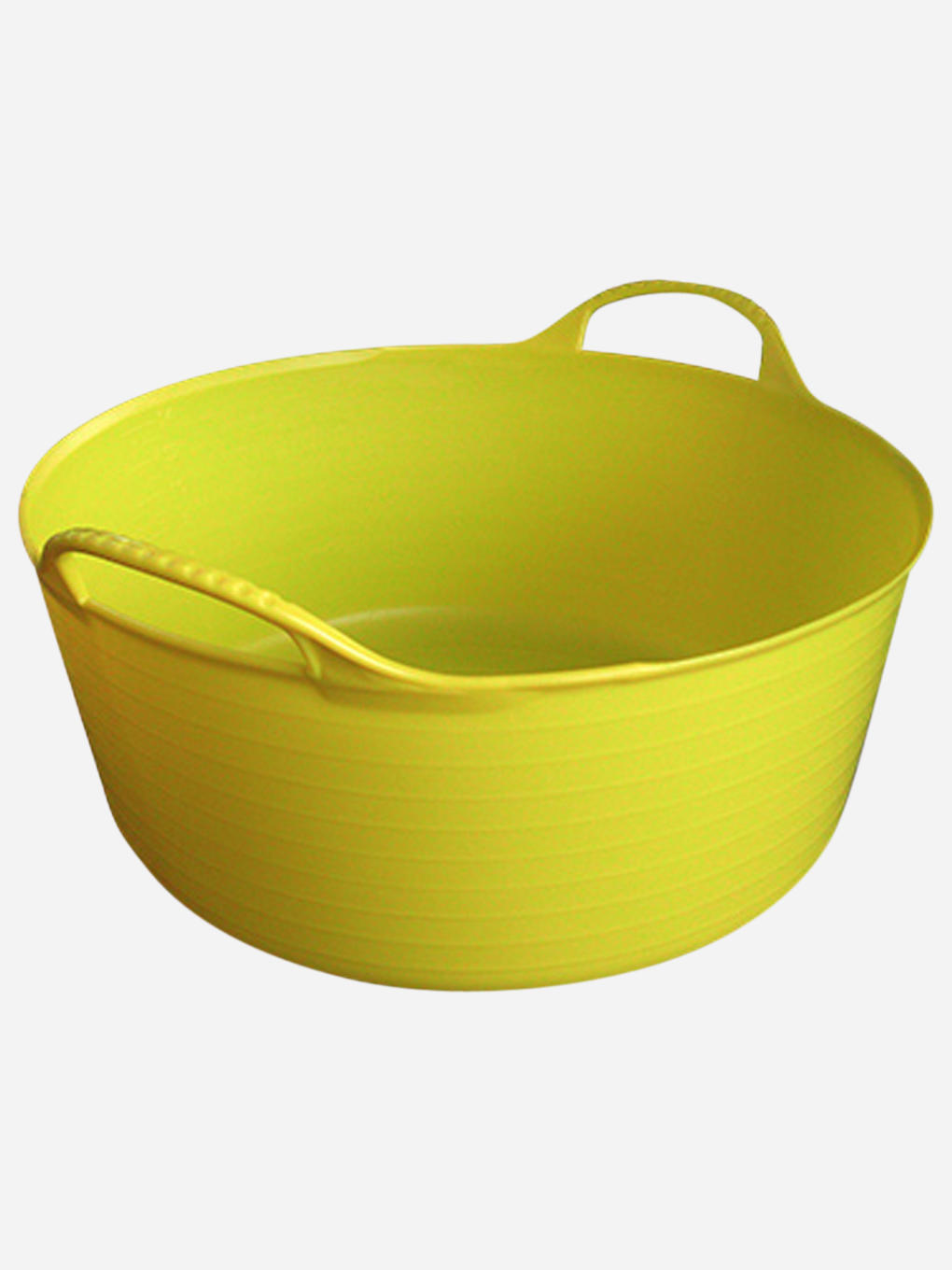 Tubtrug 15-litre shallow tub showing compact low-profile design for easy storage — Bugg