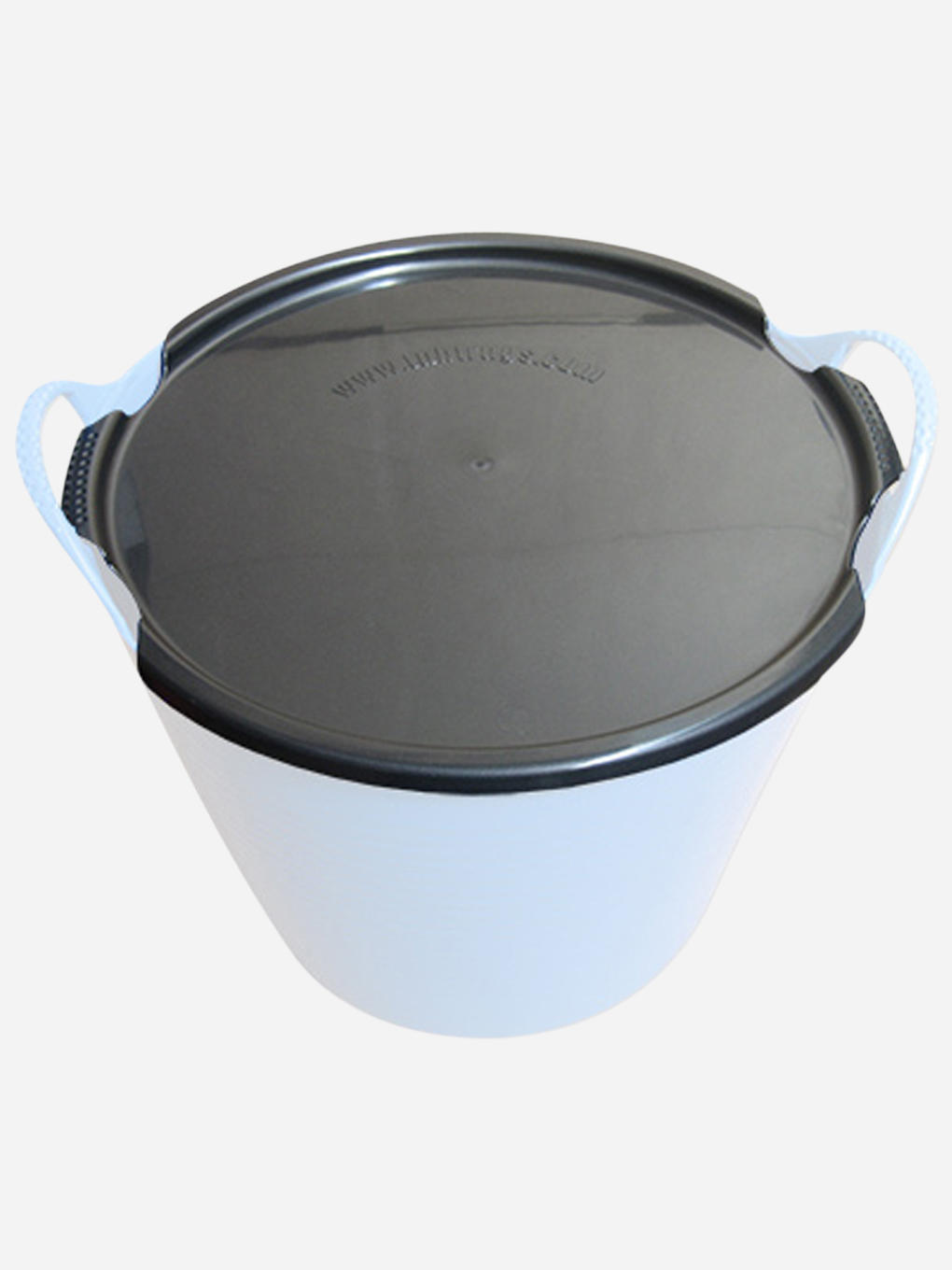 Tubtrug lid for 26-litre flexible tub fitting securely to keep garden contents dry — Bugg