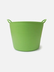 Orange 38-litre Tubtrug from Red Gorilla, flexible plastic garden and storage tub with sturdy handles.