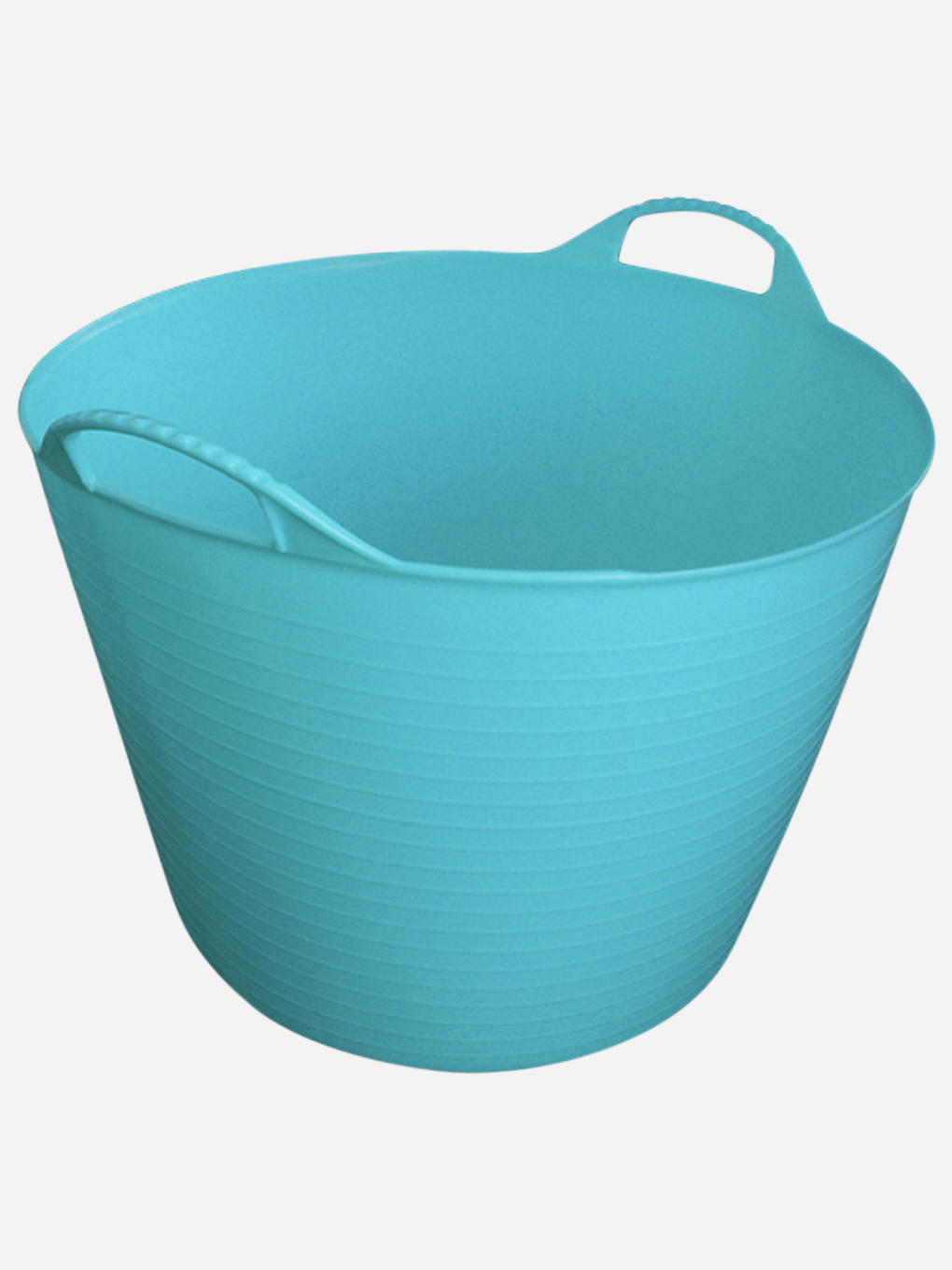 Orange 38-litre Tubtrug by Red Gorilla, flexible plastic tubtrug for gardening, cleaning, and storage tasks.