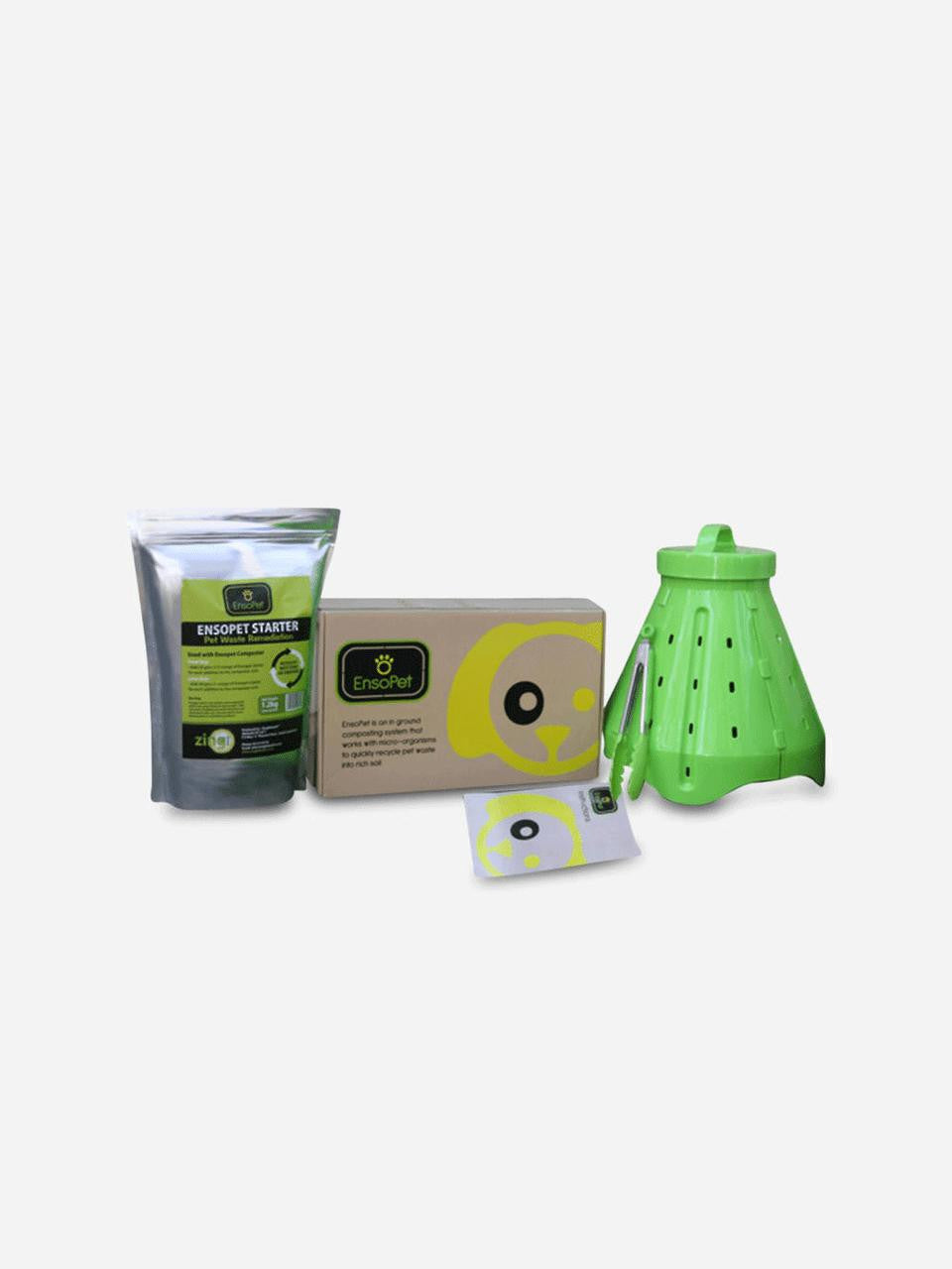 ZingBokashi Ensopet composter for eco-friendly pet waste disposal in home gardens — Bugg